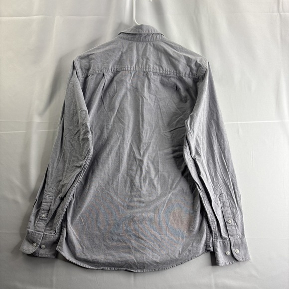 Sonoma Goods For Life Button Shirt Men's Small Grey Slim Long Sleeve - Picture 6 of 6
